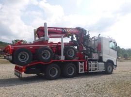 Aufbau fur Dreiachs-Langholznachläufer Volvo 6x4 + Krane Epsilon S270L98 + AR3670