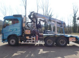 Aufbau fur Dreiachs-Langholznachläufer Volvo 6x4 + Krane Epsilon S300L98 + AR5670