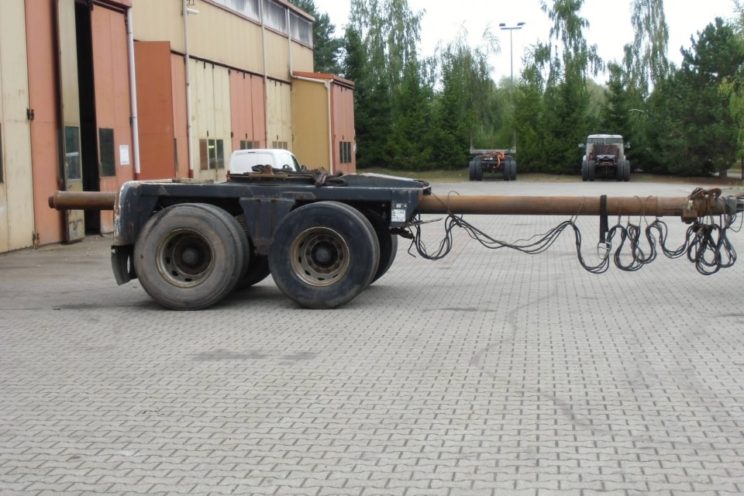 2 axles Diebolt dolly with drawbar