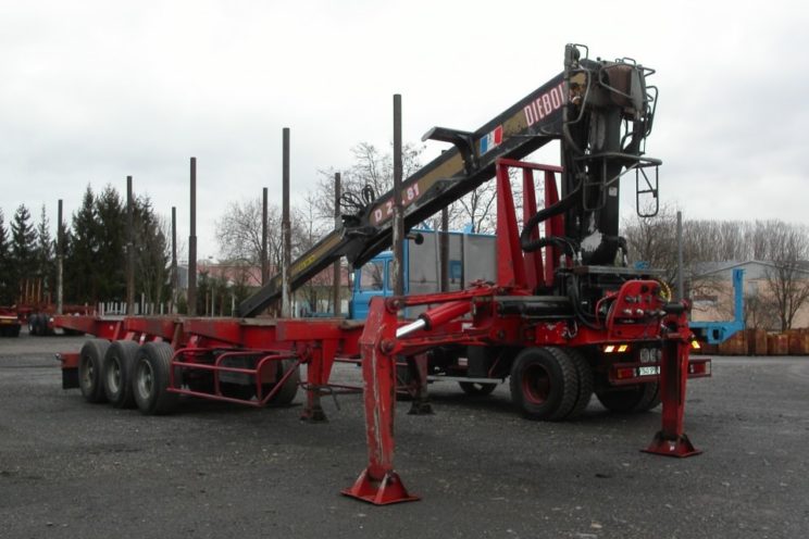 3 axles Diebolt semi-trailer