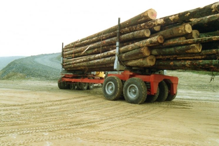 Arrière-train forestier 4 demi-lignes d&rsquo;essieux &#8211; hors UE