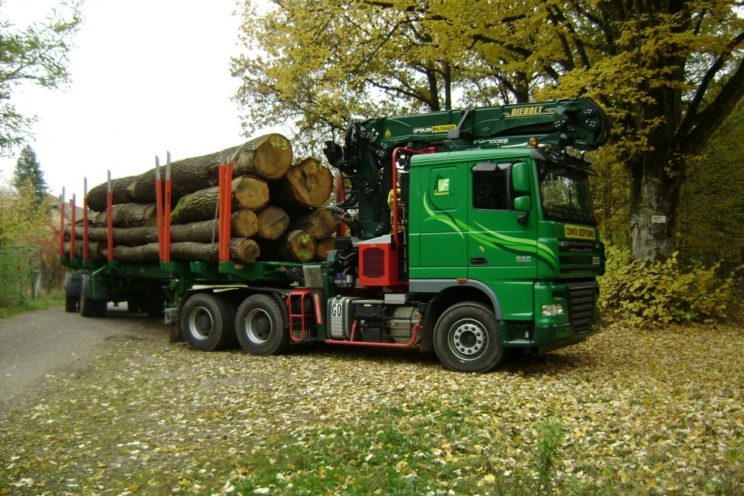 Équipement forestier pour bois long