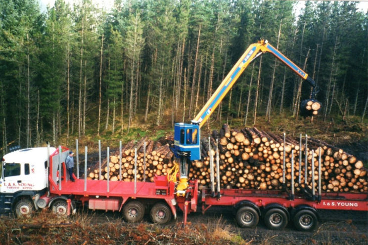 Équipement forestier pour bois court