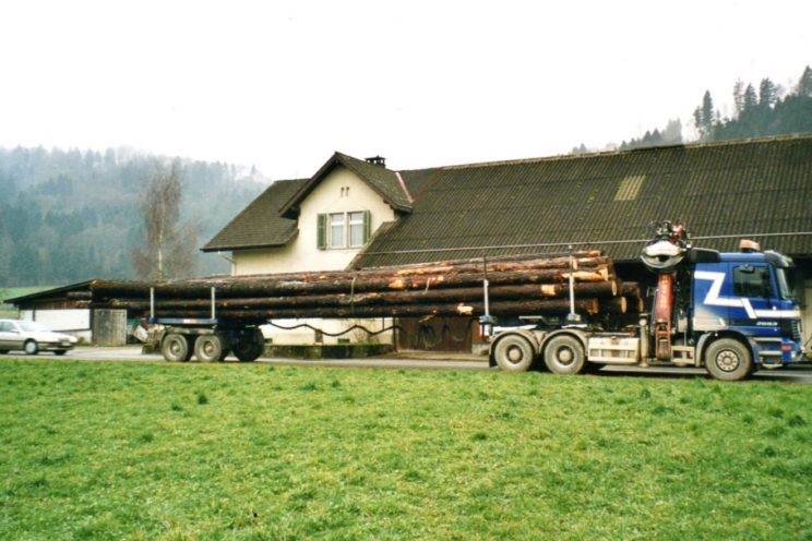 Ultra-light-Zweiachs-Kombi-Sattelauflieger