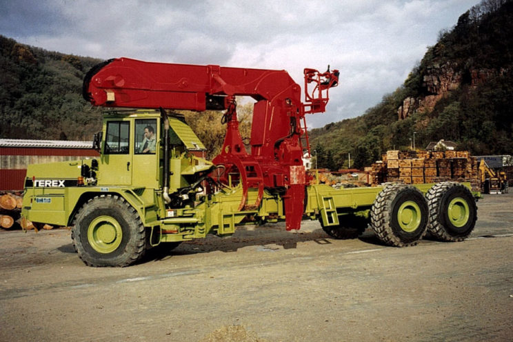 Diebolt crane on dumper TEREX, ASTRA, VOLVO&#8230;