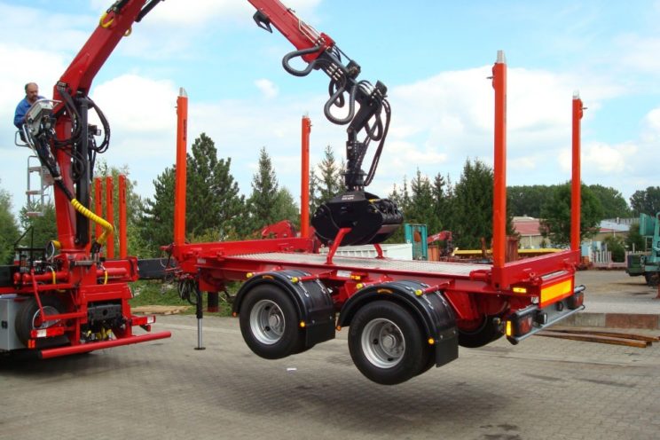 2 axles trailer for Switzerland and Germany
