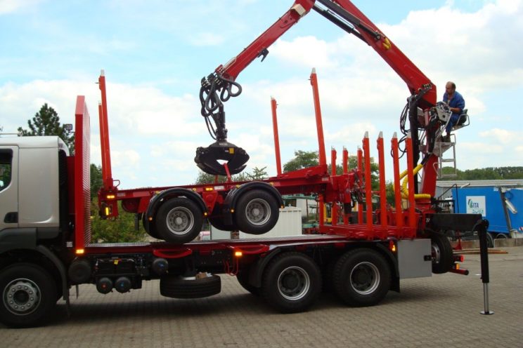 2 axles trailer for Switzerland and Germany