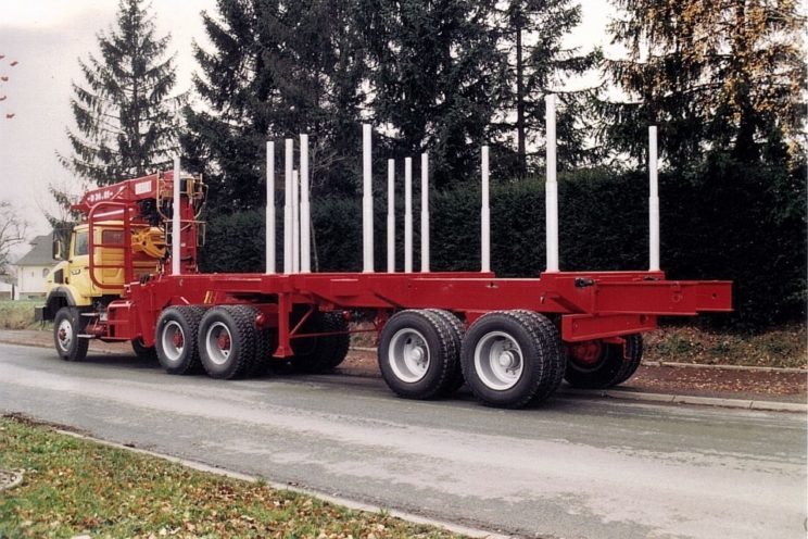 2 axles extendable semi-trailer &#8211; outside EU