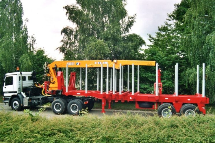 2 axles extendable semi-trailer &#8211; outside EU