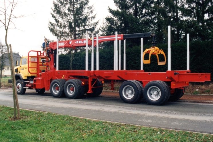 2 axles extendable semi-trailer &#8211; outside EU