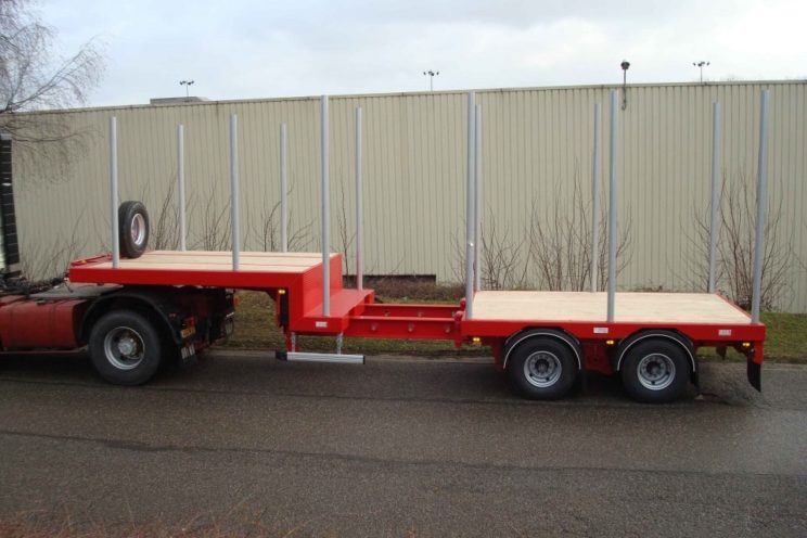 2 axles extendable semi-trailer for carpenter