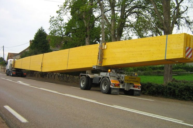 Arrière-train directionnel, 2 ou 3 essieux pour le transport de produit de grande longueur type poutre ou structure autoportantes