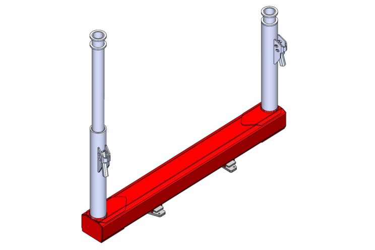 Timber bunk with stakes